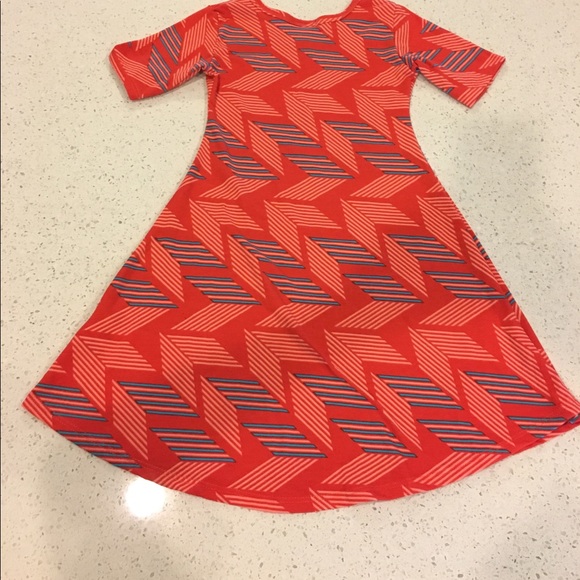 LuLaRo Striped Dress - Picture 2 of 3